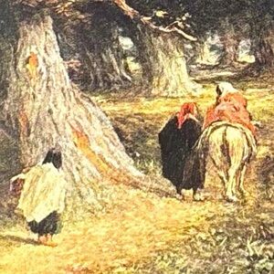 Artist David Cox Skirt of the Forest Original Vintage Art Print 1930’s Printed